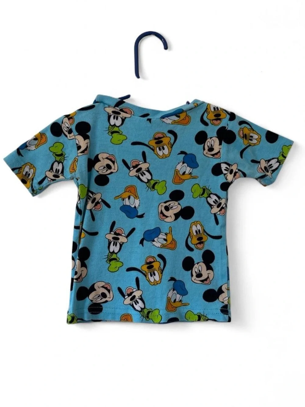 Toddler 3T Disney Unisex Short Sleeve Pajama Top Mickey Mouse Donald Duck Goofy